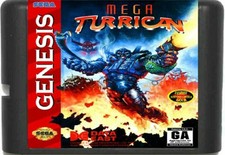 Mega Turrican (1994) 16 Bit MD Game Card For Sega Genesis Mega Drive System