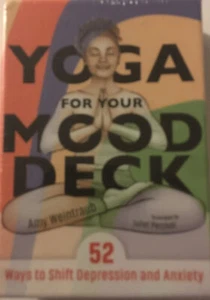 Yoga For Your Mood Deck 52 Ways To Shift Depression & Anxiety Amy Weintraub - Picture 1 of 2