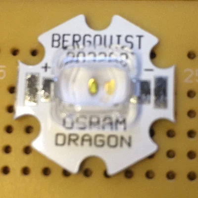 OSRAM Golden Dragon Plus Cool White 5600K 4W LED Emitter & Star Mounted 70x120 - Image 1 of 2