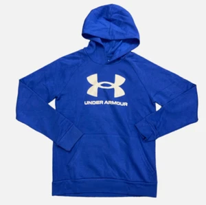 NEW!! Under Armour Boy's Blue Rival Fleece Hoodie Variety in Size #572 - Picture 1 of 2