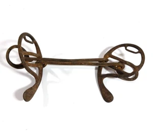 Antiker Gusseisen Buermann J.I.C. Driving Horse Maultiergebiss Scherenmundstück - Bild 1 von 4