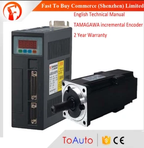 Servomotore 750 W CA 2,4 nm NEMA34 + 3 M encoder e cavo di alimentazione 90st-m02430 - Foto 1 di 11