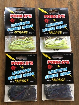 Falda De Colección Strike King 5/0 Pork-O’s Con Mirage Nuevo de Lote Antiguo  Foto 1 de 4