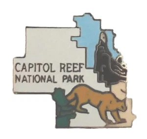 Prendedor de Parque Nacional Capitol Reef Parque Nacional Prendedor de viaje Vacaciones Memento Pin - Imagen 1 de 4