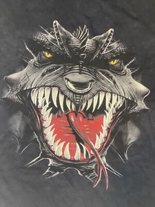 NOS THE MOUNTAIN Youth graphic T shirt Black Scary Demon Fantasy Size Large - Picture 1 of 4