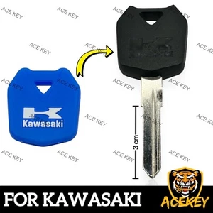 COMBO For Kawasaki NINJA 250R 2008-2013 NINJA 300R 2013-2014 Blank Key & Cover - Bild 1 von 6
