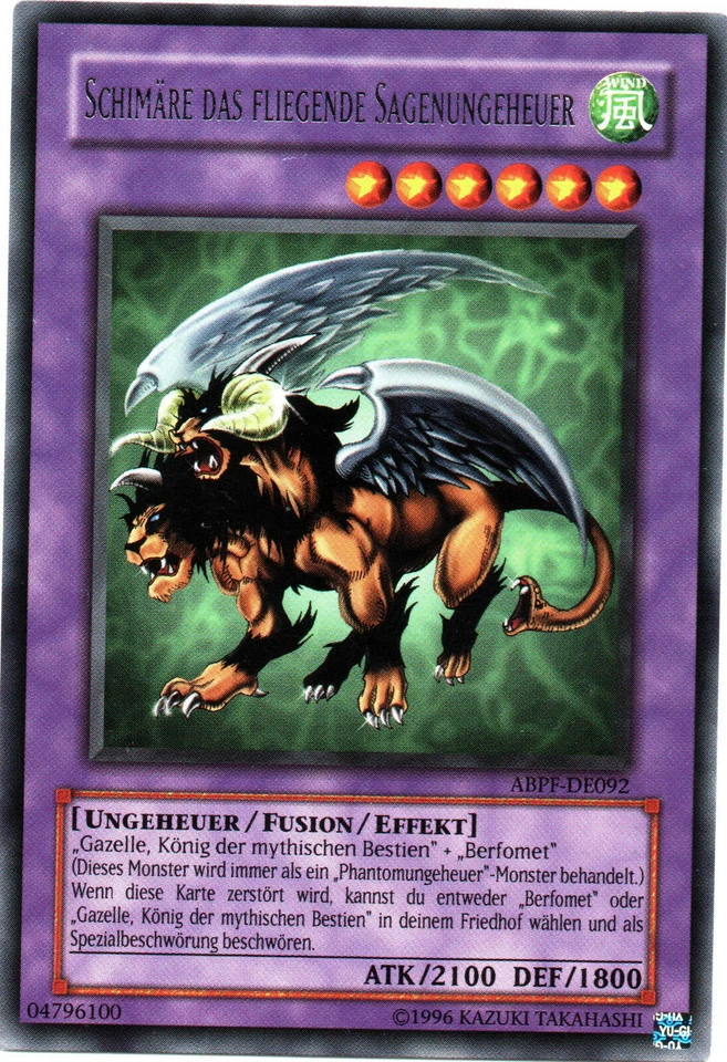 ABPF-DE092 Schimäre das fliegende Sagenungeheuer Rare aus Absolute Powerforce - Bild 1 von 1