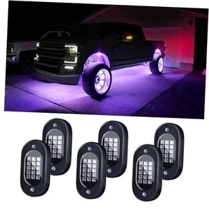 LED Rock Lights für LKW 6 Pods, RGB Rock Lights für UTV mit Bluetooth - Bild 1 von 7