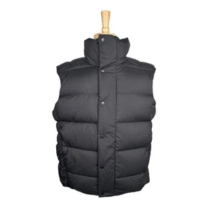 Lululemon Black Tech Canvas Heavy Goose Down Puffer Vest Size Large - Picture 1 of 8