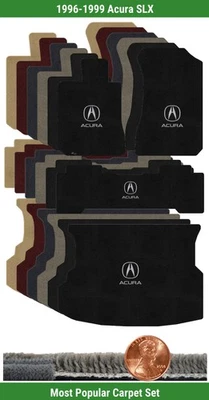 Juego de alfombrillas Ultimat personalizadas para Acura SLX 1996-1999 con logotipo (4 piezas) #47 Foto 1 de 4