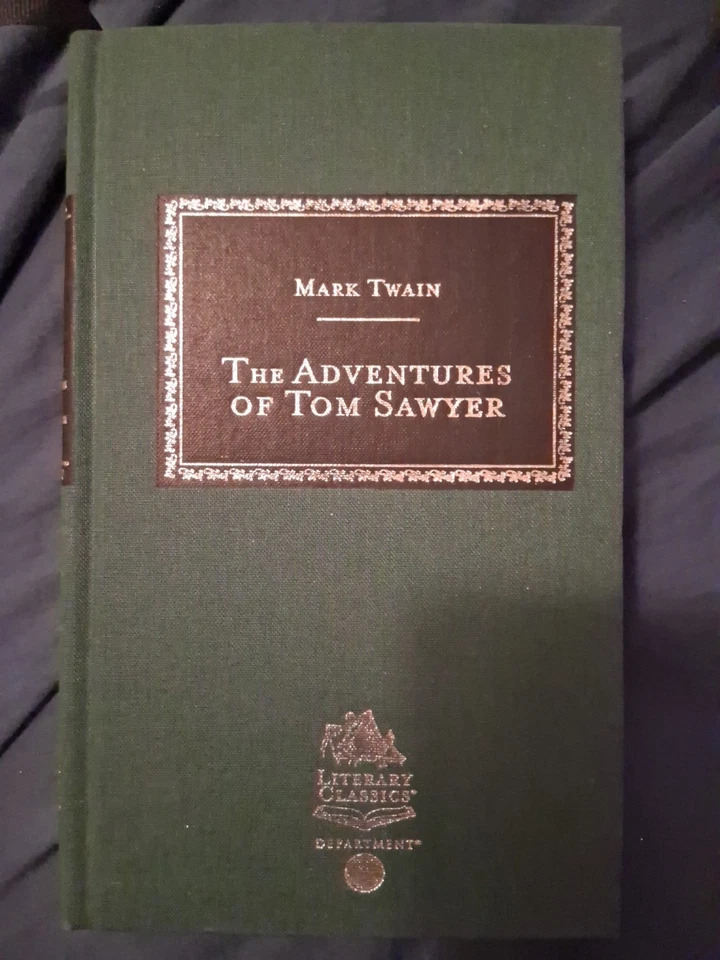 Literary Classics Mark Twain The Adventures Of Tom Sawyer Hardcover Book Foto 1 de 4