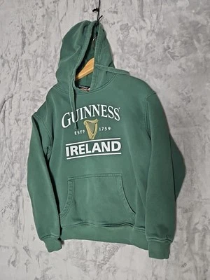 Sudadera con Capucha Guinness Para Hombre M Verde Puerta de St James Día de San Patricio Hecha en Dublín Foto 1 de 4