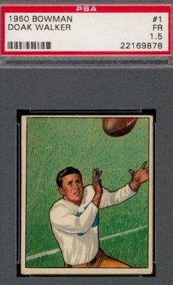 1950 Bowman - Doak Walker #1 (RC) - Image 1 of 2