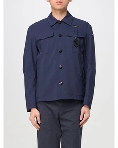Blauer ButtonFront Utility Jacket Men Navy - Picture 1 of 5