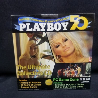 EarthLink Celebrates 50 Years of Playboy 50 PC CD ROM Sealed, New  - Image 1 of 3