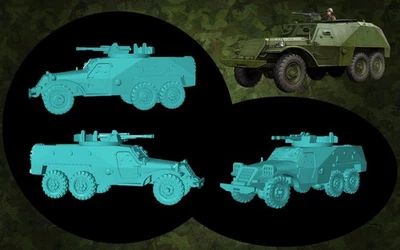 Kit maqueta para montar y pintar - Vehículo militar . BTR-152A  - 1/72 - Immagine 1 di 2