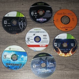 Lot Of Vintage Video Games Not Tested Xbox Xbox 360 Sega Dreamcast