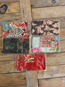 Johnny Was Face Masks Set of 5 New Floral Fabric - Picture 1 of 8