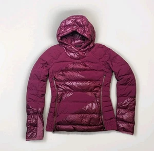 Lululemon Jacke Daunen rechts kuscheliger Pullover 4 kleine beere Rumble Gänsedaunen Puffer - Bild 1 von 10
