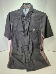 Gillz Hemd Herren Medium Grün Knopfleiste Kurzarm Outdoor Angeln Tech - Bild 1 von 6