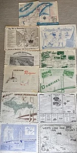 Lockview Restaurant Placemat’s 1960’s Sault Ste Marie Mi, Downing’s, Wert’s - Picture 1 of 3