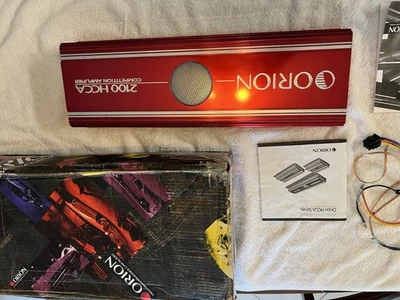 Orion Hcca 2100 усилитель старая школа большой красный Nt Xtr усилитель редкая автомобильная аудиосистема - Изображение 1 из 4