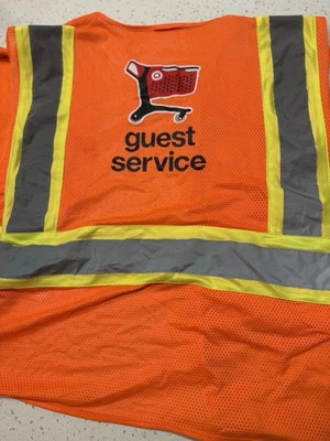 Chaleco de servicio al cliente Target Drive Up talla grande uniforme de empleado Foto 1 de 2