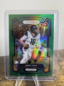 2024 Panini Prizm Draft Picks -Jared Goff- Green Prizm #71 - Bild 1 von 2