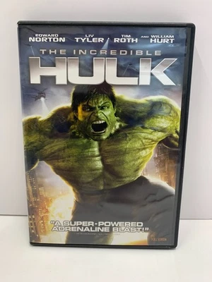 The Incredible Hulk Edward Norton, Liv Tyler, Tim Roth DVD Free Shipping Foto 1 de 3