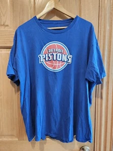 Vintage Adidas Detroit Pistons Andre Drummond Jersey T-Shirt Size XL - Picture 1 of 3