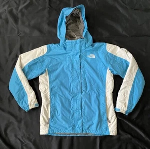 North Face HyVent Girls XL Jacket w/ Removable Hood Sky Blue - Picture 1 of 9