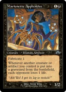 Marionette Apprentice RETRO - 410 - Poco común - Modern Horizons 3 MH3 MTG - Imagen 1 de 1