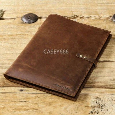 2024 iPad Pro 12.9" Leather Case Handmade Genuine Leather Folio Smart Cover - Image 1 of 4