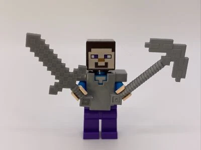 Lego "Minecraft" STEVE (ARMADURA) Minifigura min009 Foto 1 de 3
