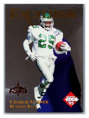 1995 Collector's Edge Excalibur 22K Sword Stone Bronze Charlie Garner #23 TC8715 - Image 1 of 2