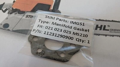 SBS Ansaugstutzendichtung Stihl 021 023 025 MS210 MS230 MS250 Motorsäge 1123 129 0900