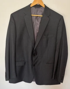 Polo Ralph Lauren Blazer Gray Wool Blend Blazer 2 Buttons Size 46L - Picture 1 of 7