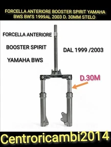 FORCELLA ANTERIORE BOOSTER SPIRIT YAMAHA BWS BW'S 1999AL 2003 D. 30MM STELO - Foto 1 di 2