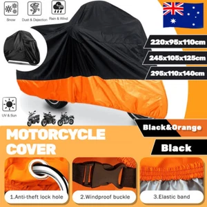 Rain Cover Motorcycle Motorbike Scooter Moped Cover Waterproof L-XXXL - Picture 1 of 18