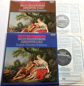 Bach Brandeburg Concertos Benjamin Britten Decca SXL 6774-5 Vinyl 2LP - Picture 1 of 9