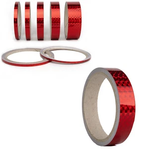 Klebeband Oilslick Mosaik Rot 25mm Möbel Deko Verzierung Bordüre - Picture 1 of 10