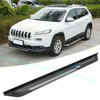 Se adapta a Jeep Cherokee 2015 2016 2017 2018 2019 barra Nerf estribo escalón lateral Foto 1 de 4
