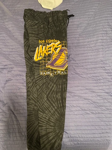NBA Los Angeles Lakers Tie Dye Jogger Pants   Adult Size Large  New With Tags Cover