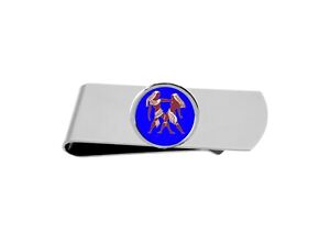 Gemini codes3 DOME on Silver Money Clip Holder personalise gift