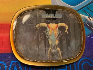 FIBBIA CINTURA ROCK AQUILE UNA DI QUESTE NOTTI VINTAGE 1976 PACIFICA DA COLLEZIONE - Foto 1 di 2