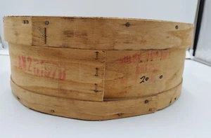 Vintage Holz Käsekiste 15" Holz Aufbewahrungsbox Behälter Deko - Bild 1 von 6