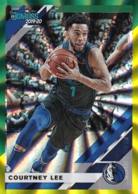 Holo láser Donruss verde amarillo 2019-20 Courtney Lee Dallas Mavericks - Y67 Foto 1 de 2
