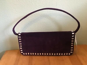 Victoria Secret lila Samt elegante Handtasche oder Clutch Designer  - Bild 1 von 8