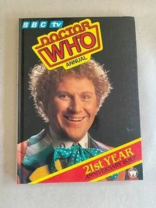 Doctor Who (BBC TV) - Annual, 21st Year Anniversary Issue, Hardcover - Picture 1 of 3