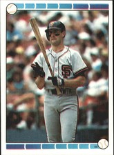 1989 Topps/O-Pee-Chee Sticker Backs Card #32 Doug Jones front stickers vary 